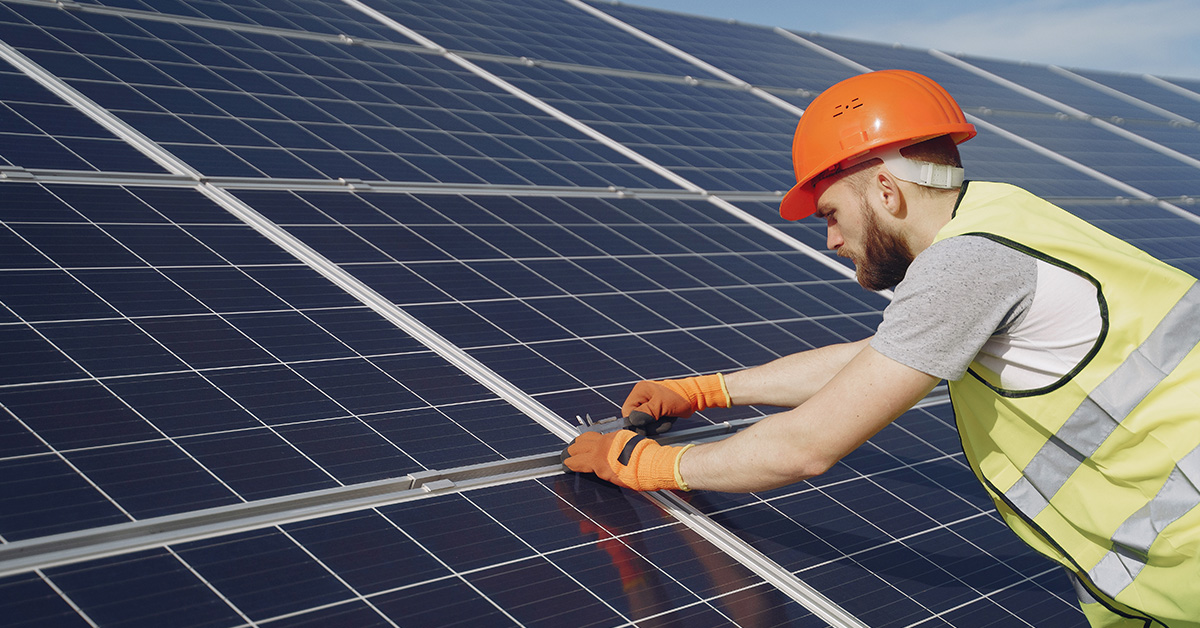 მზის პანელების მონტაჟი